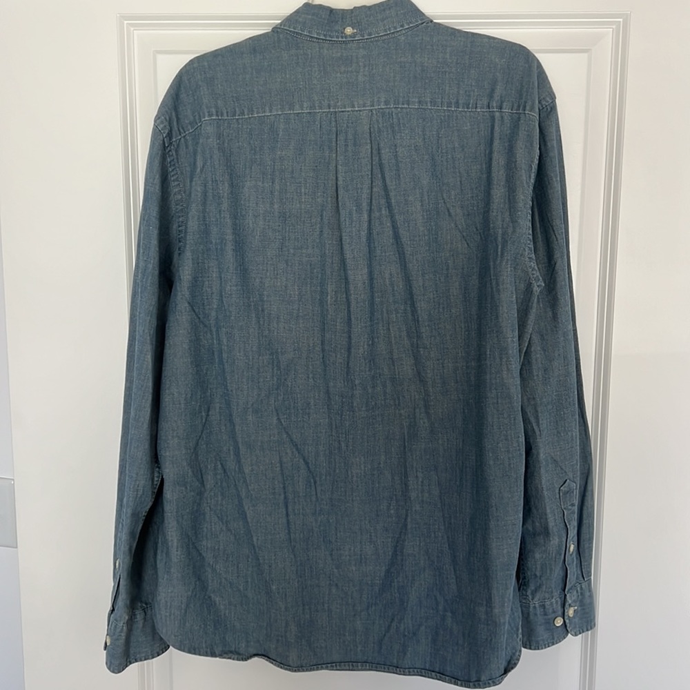 L.L. Bean chambray long sleeve - Picture 3 of 3